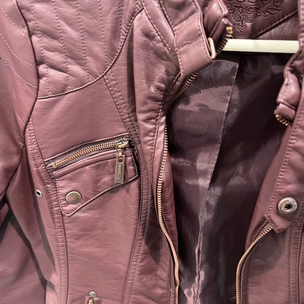 Jou Jou Faux Leather Jacket - Picture 7 of 9